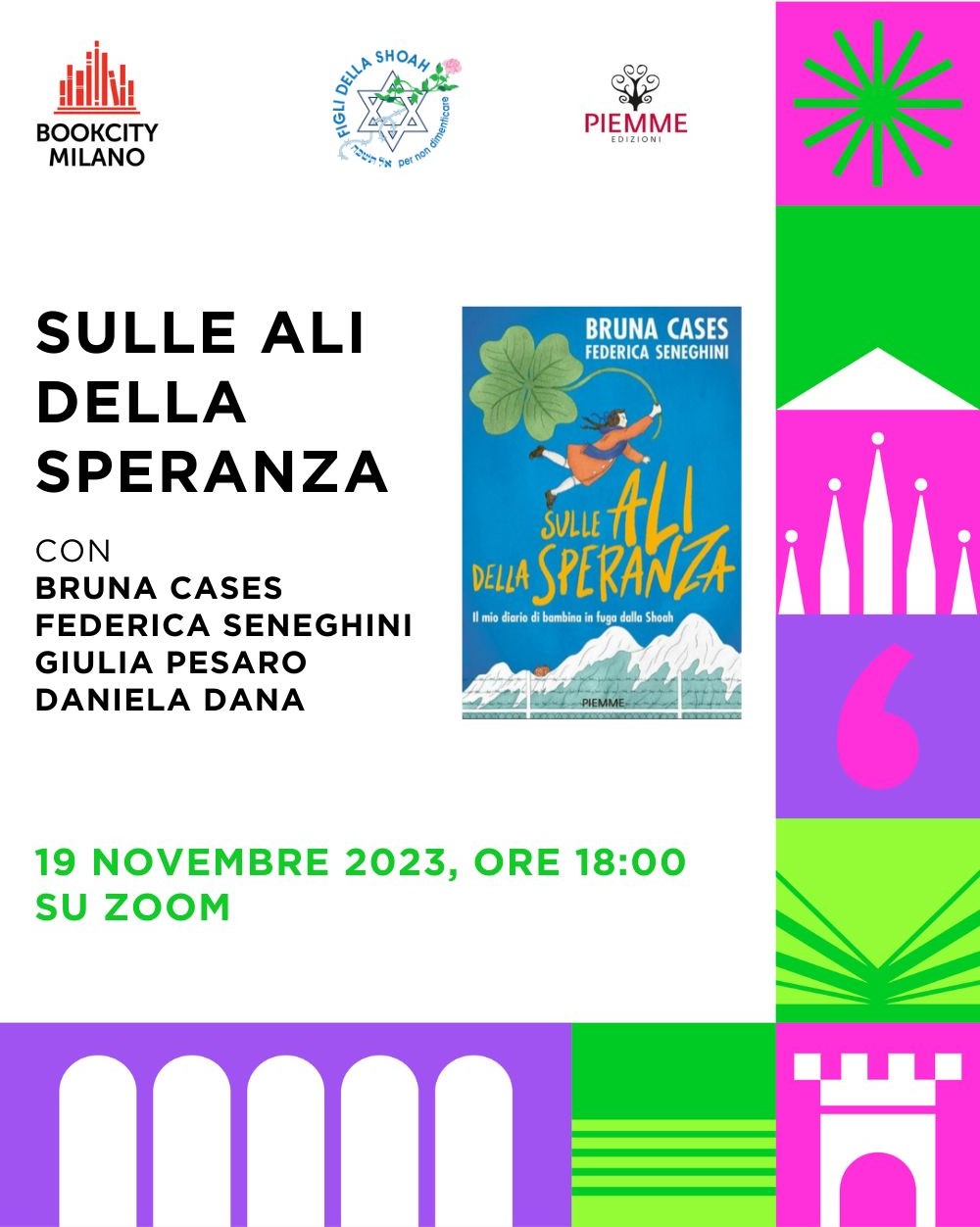 BOOKCITY - Presentazione del libro "Sulle Ali della Speranza" - ONLINE